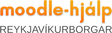 Moodle-leiðbeiningar