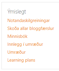 Innlegg nemanda í umræðu