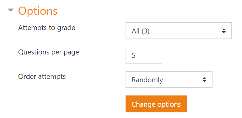 handvirk einkunnagjöf options